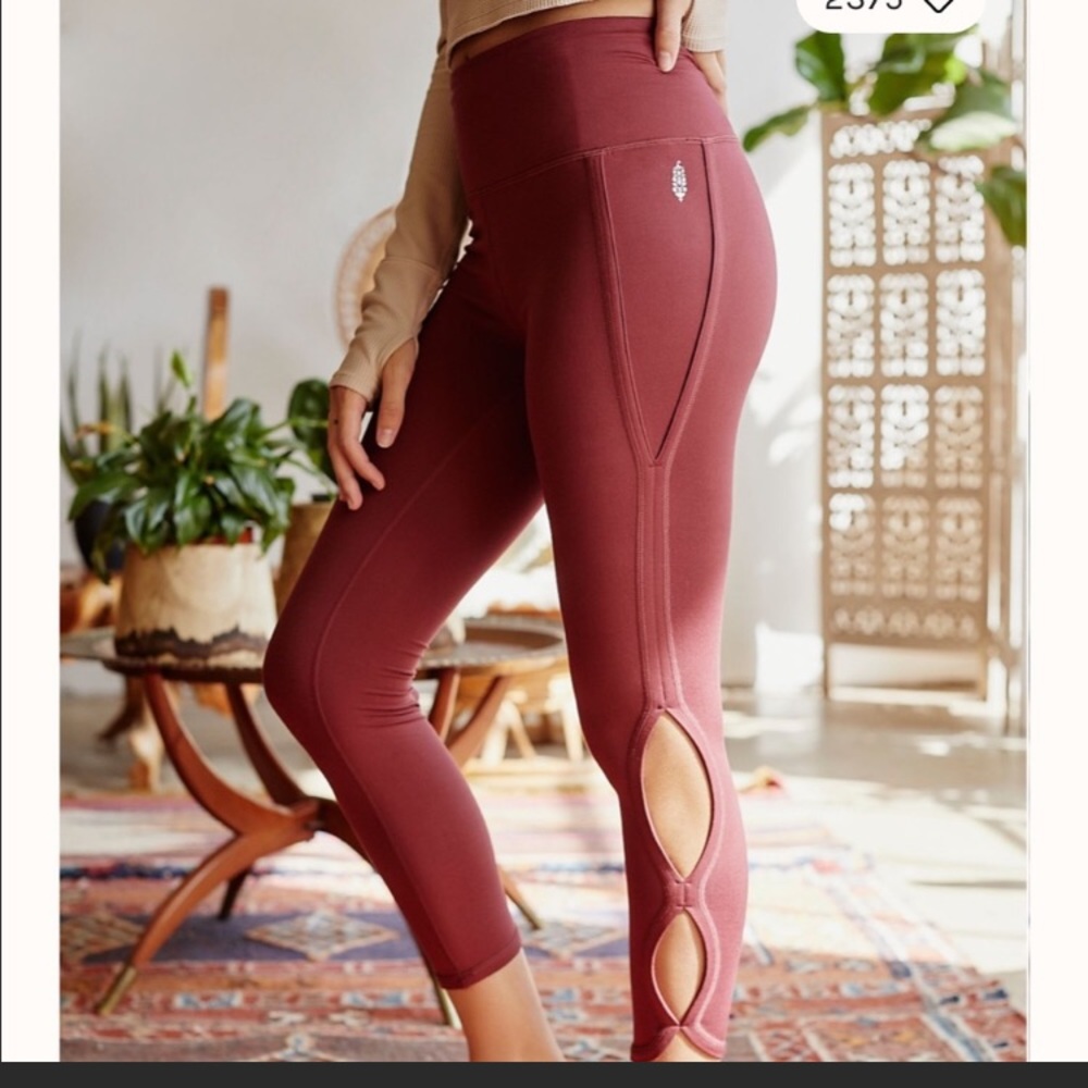 Free People High-Rise 3/4 Infinity Leggings NEW
